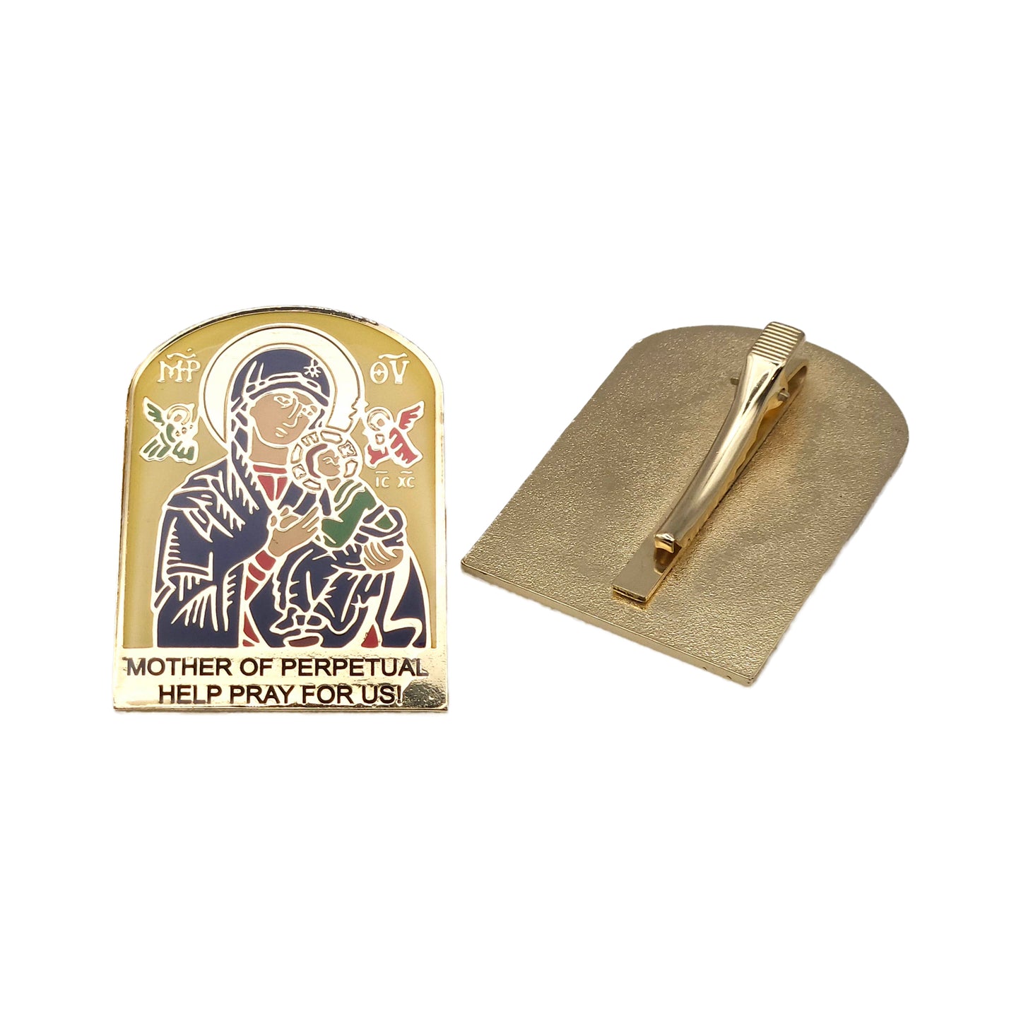 “It Is Meet” Theotokos Car Visor Clip