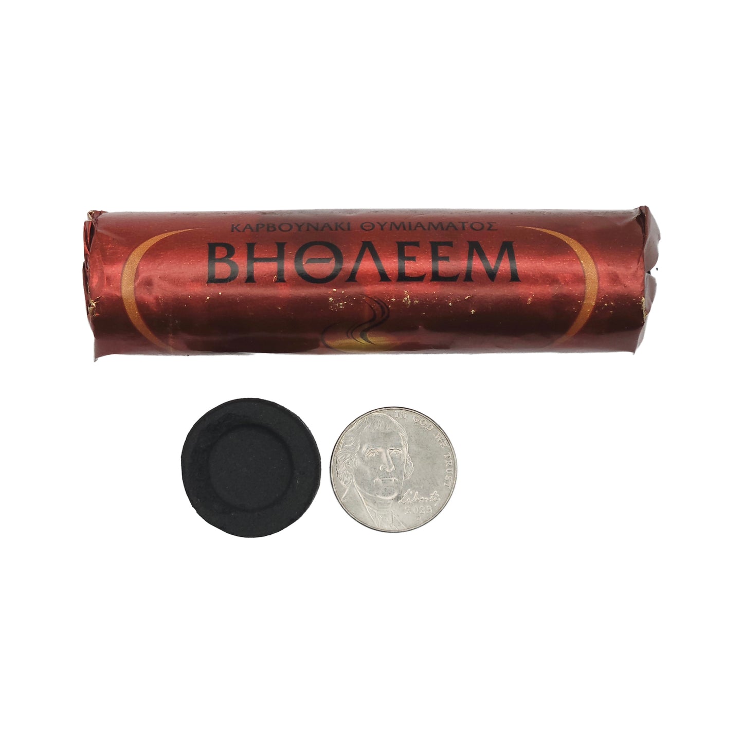 Charcoal For Incense Burner, Nickel-Sized