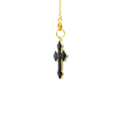 Budded Metal Cross (6 Colors)