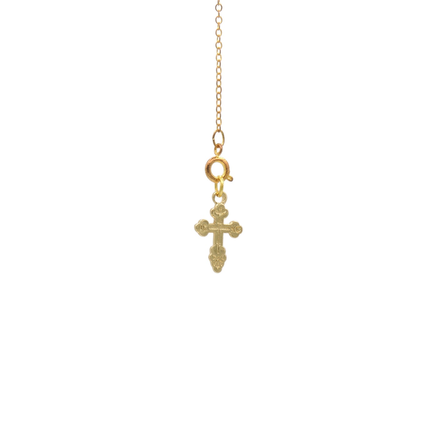 St. Xenia Metal Cross (Gold-Tone / Silver-Tone)