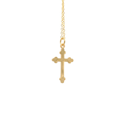 Thin Budded Cross (Sm./Med. and Gold-Tone/Silver-Tone)