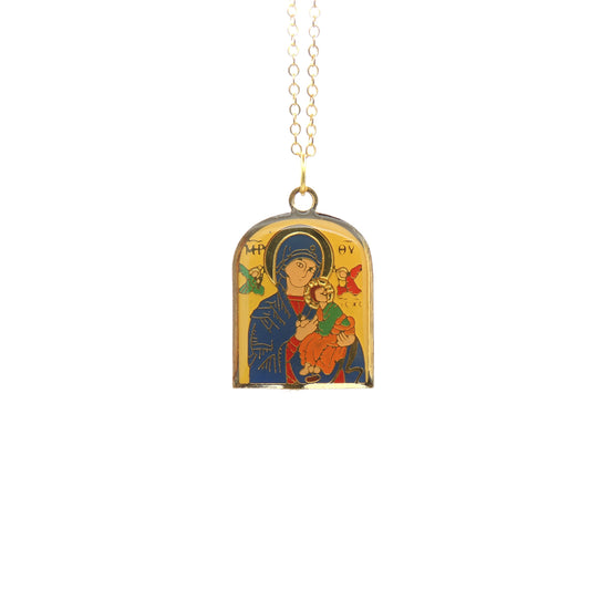 Theotokos “It Is Meet” Pendant - 1"