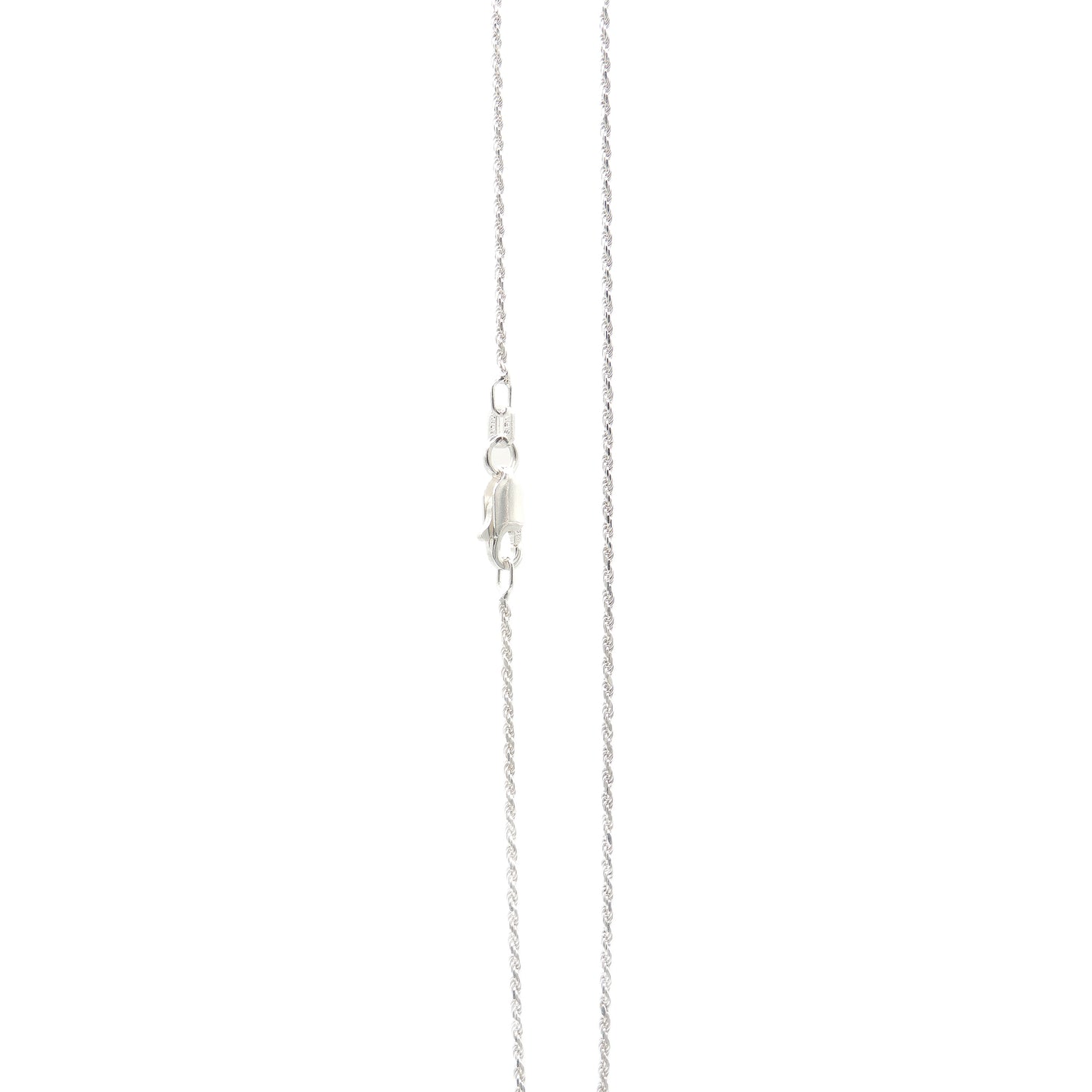 (.925 Sterling Silver) Thin Rope Chain (18" or 24")