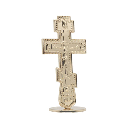 Slavic Standing Cross (Gold-tone or Silver-tone)