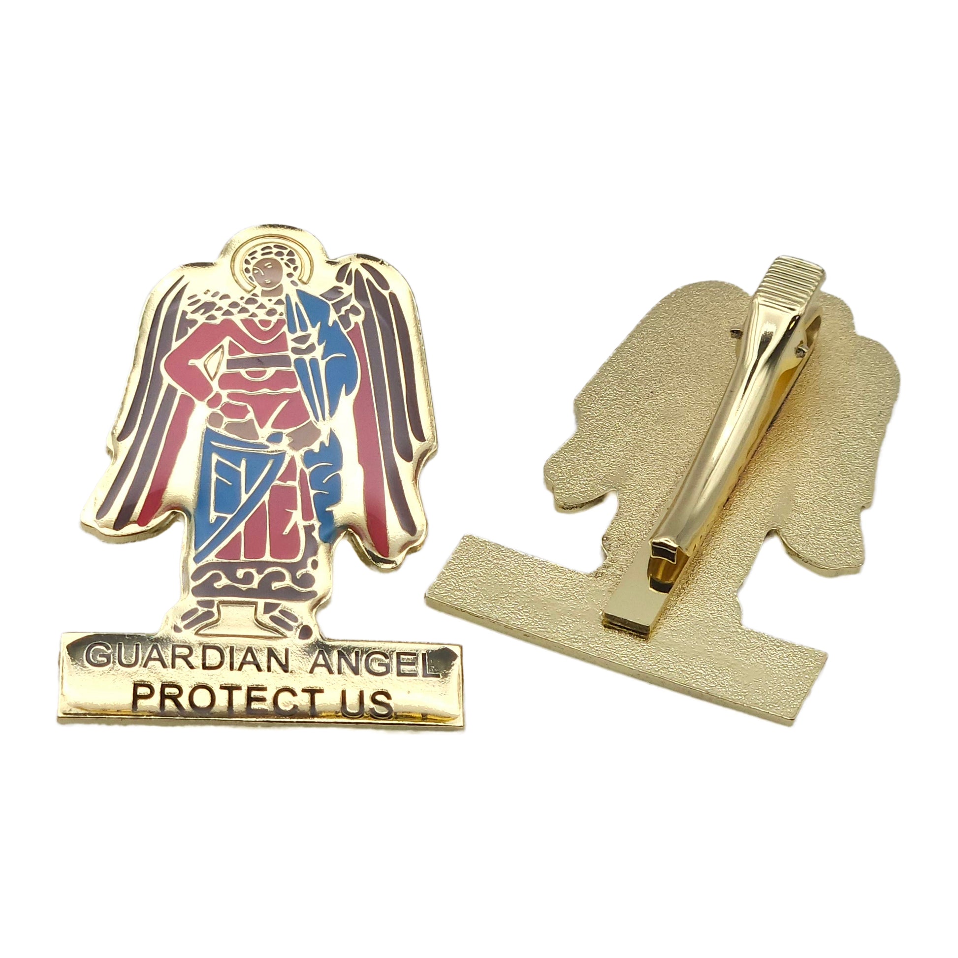 Guardian Angel Wooden Auto Visor Clip (Sold In Inc. Of 3) - William J Hirten Co - Foto 8