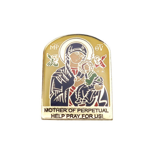 “It Is Meet” Theotokos Car Visor Clip