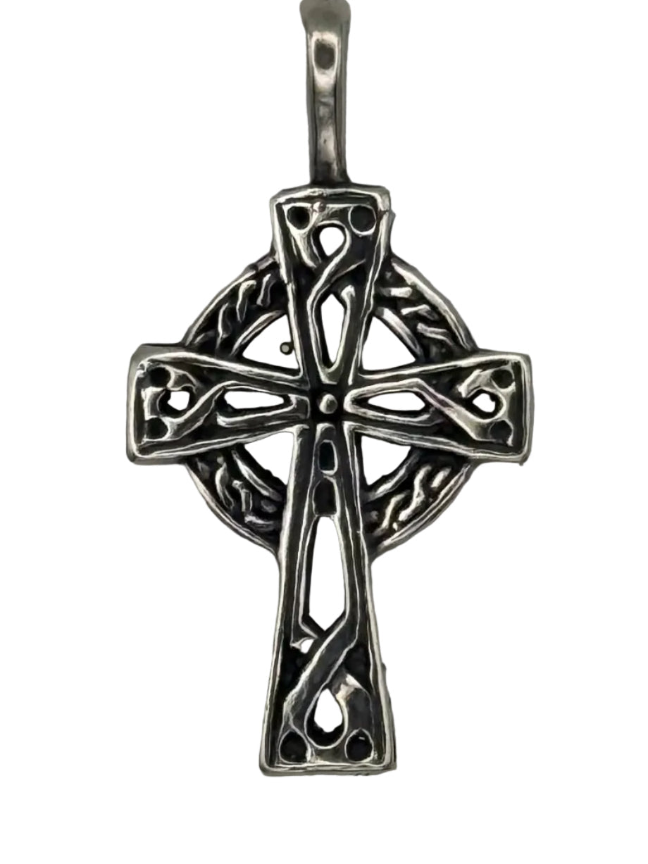 (.925 Sterling Silver) Celtic Cross - 1”