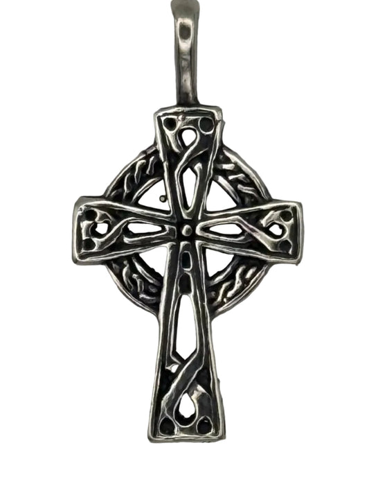 (.925 Sterling Silver) Celtic Cross - 1”