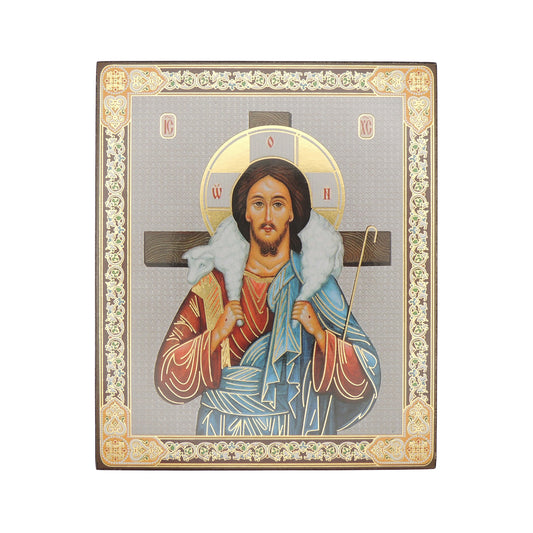 Christ "The Good Shepherd" Icon 4x4.75"