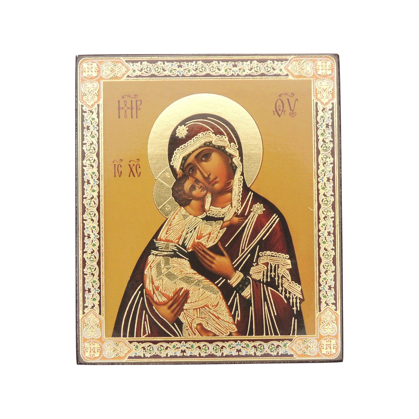 Theotokos Icon "Virgin of Vladimir" 2.75x3"